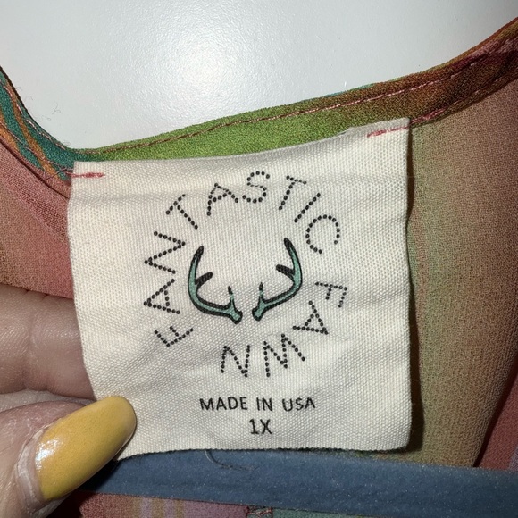 Fantastic Fawn Multicolor Striped Kimono - Picture 4 of 5